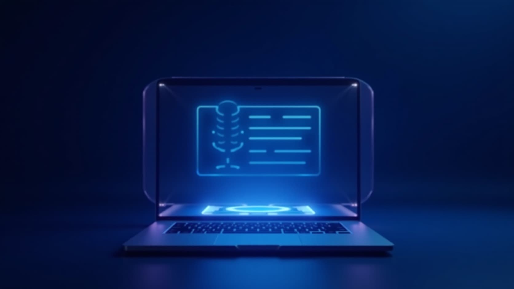 Ordinateur portable affichant une fenêtre de messagerie, la saisie vocale étant traitée localement sur l'appareil plutôt que dans le cloud