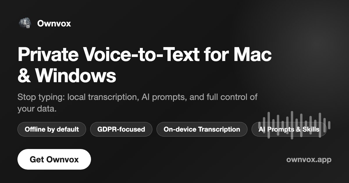 Ownvox screenshot 1